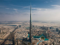 Burj Khalifa soaring above the Dubai skyline